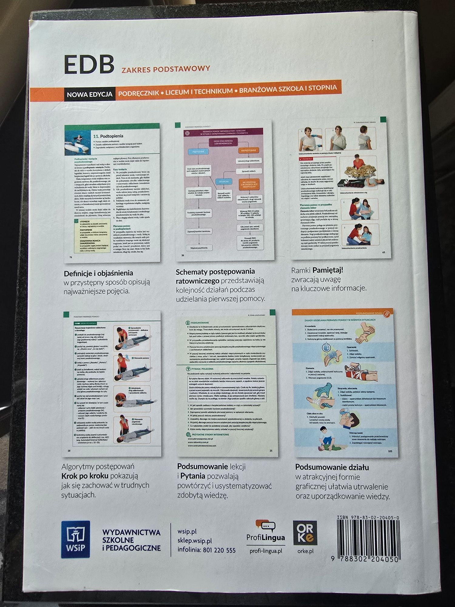 Edukacja dla bezpieczeństwa.  Podręcznik WSiP.  Szkoła ponadpodstawowa