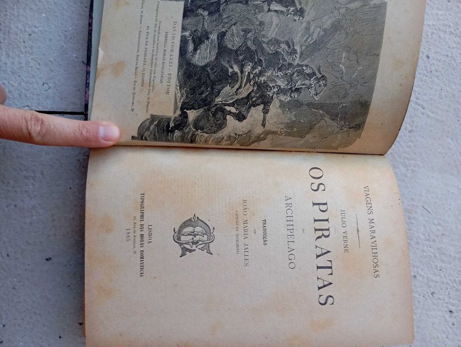 Livros século XIX - colecção Júlio Verne, O Recreio (revista semanal)