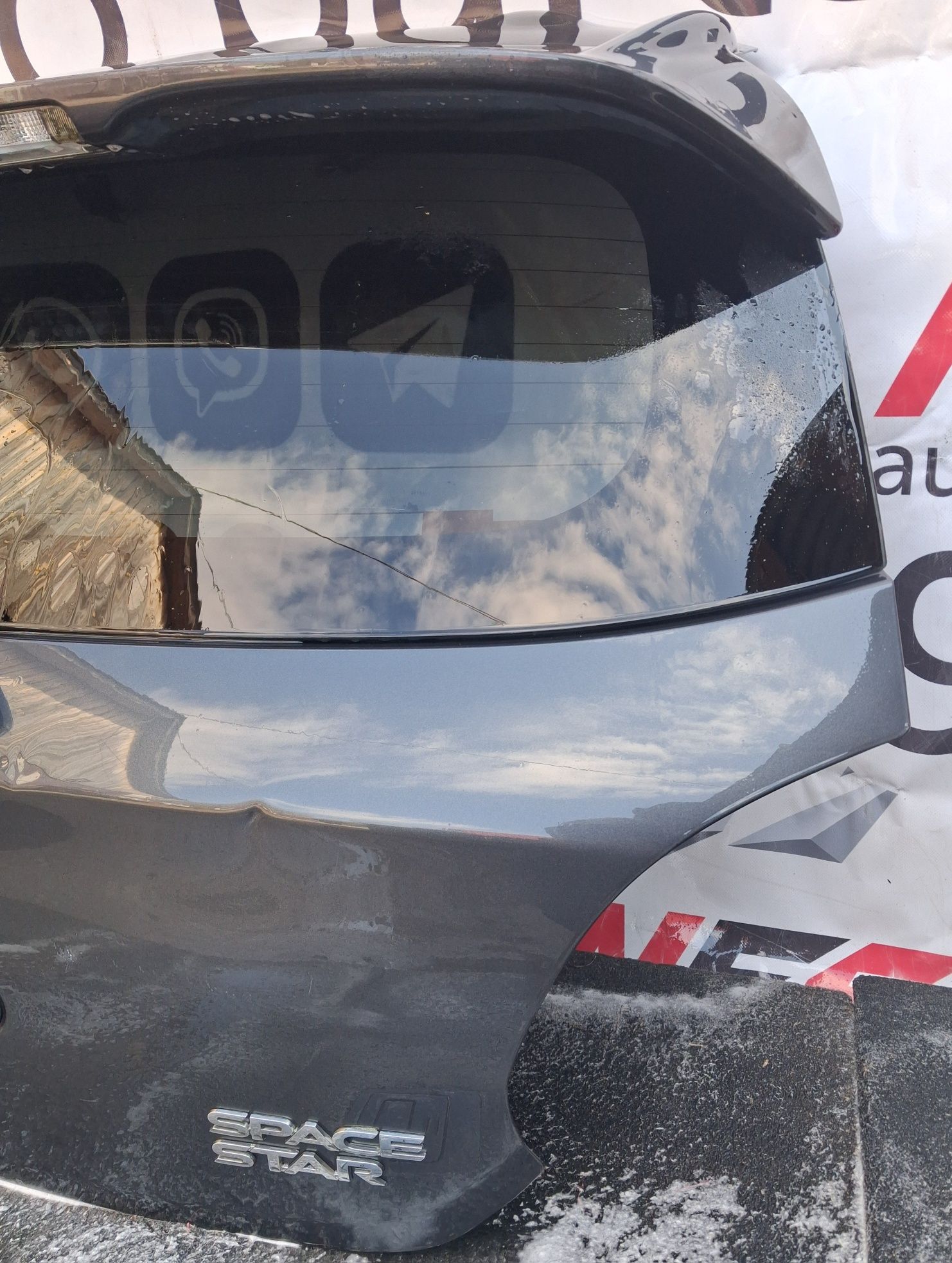 Ляда, кришка багажника, кляпа mitsubishi space star 2 колір X08