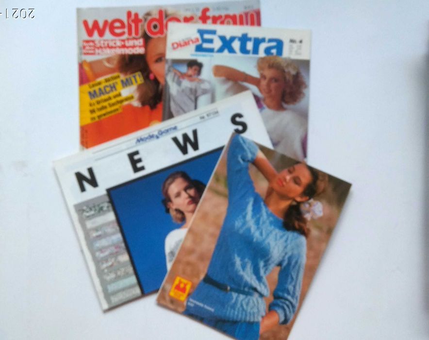 Żurnal wzór na robótki na drutach rękodzieło