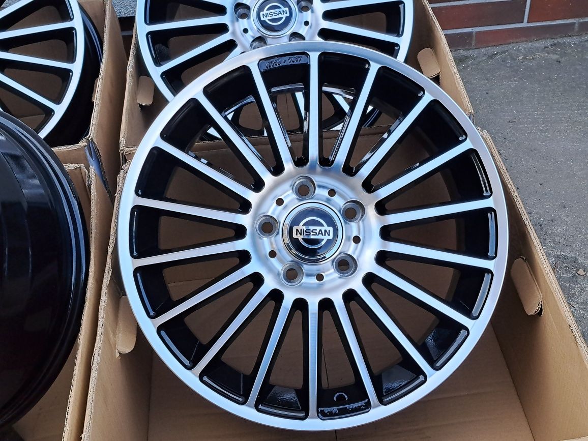 Alufelgi 17' 5x114,3 NISSAN Juke Qashqai Pulsar Leaf Primera KT15 CNC