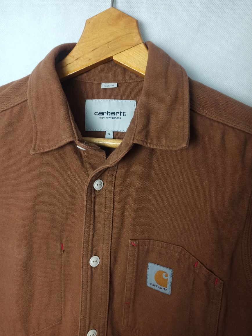 Carhartt Work in Progress Buttons LS Tony Brown Shirt Koszula Brązowa