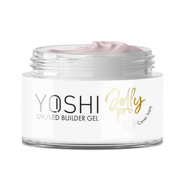 Yoshi Żel budujący Jelly Pro Cover Ivory kremowy biały galaretka 50ml