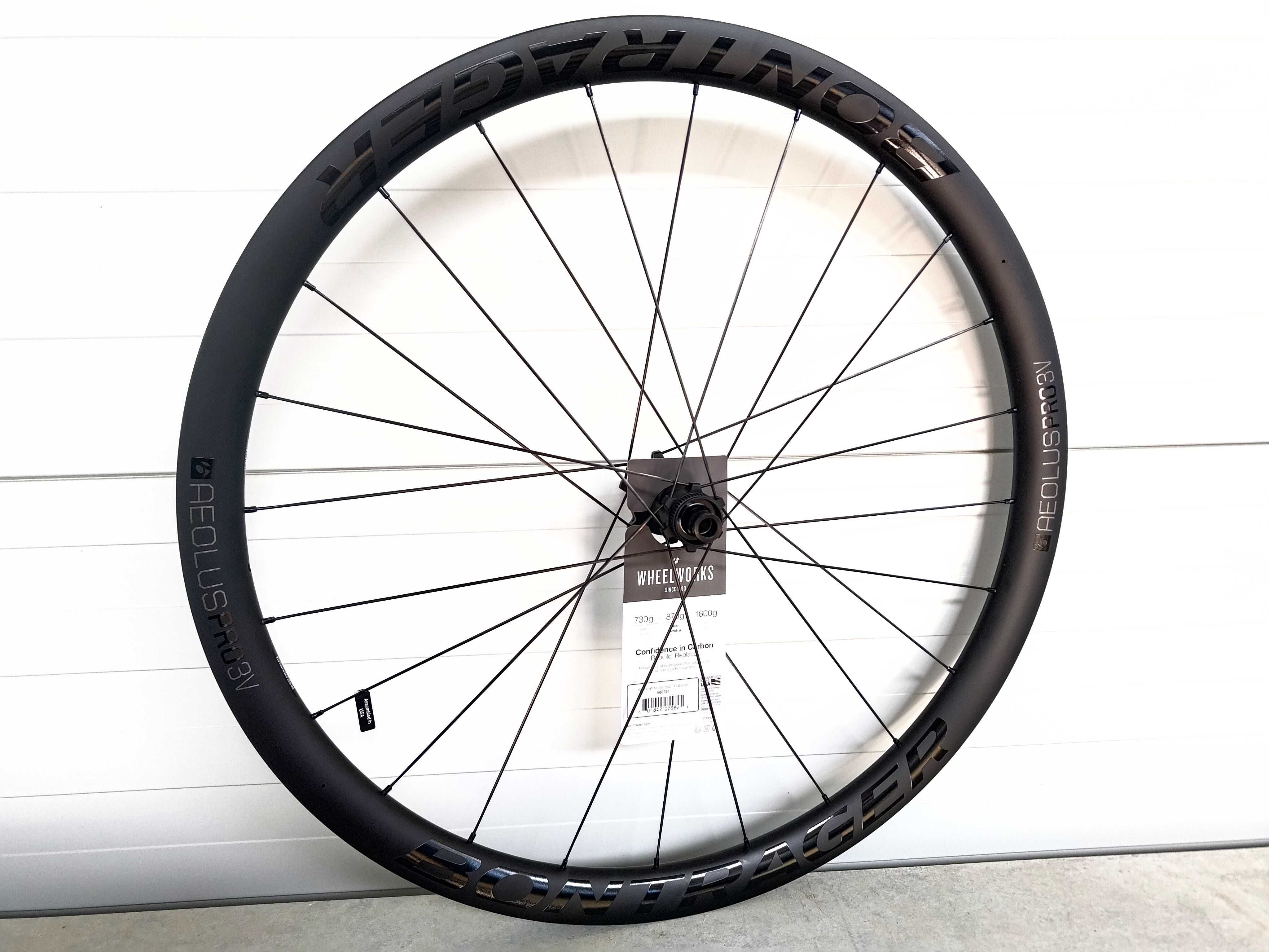 Koło szosowe Bontrager Aeolus Pro 3V 622x25, carbon, boost! nowe (750)