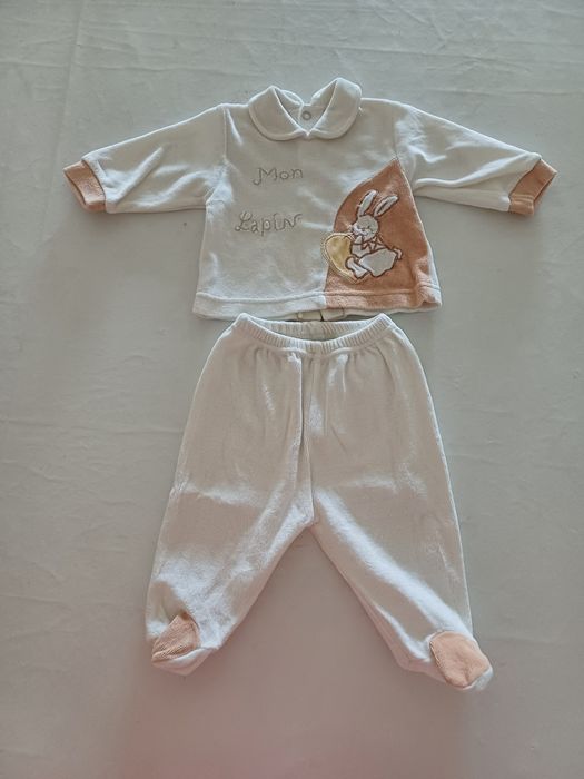 Lote de peças de roupa para bebé menina 1 mês
