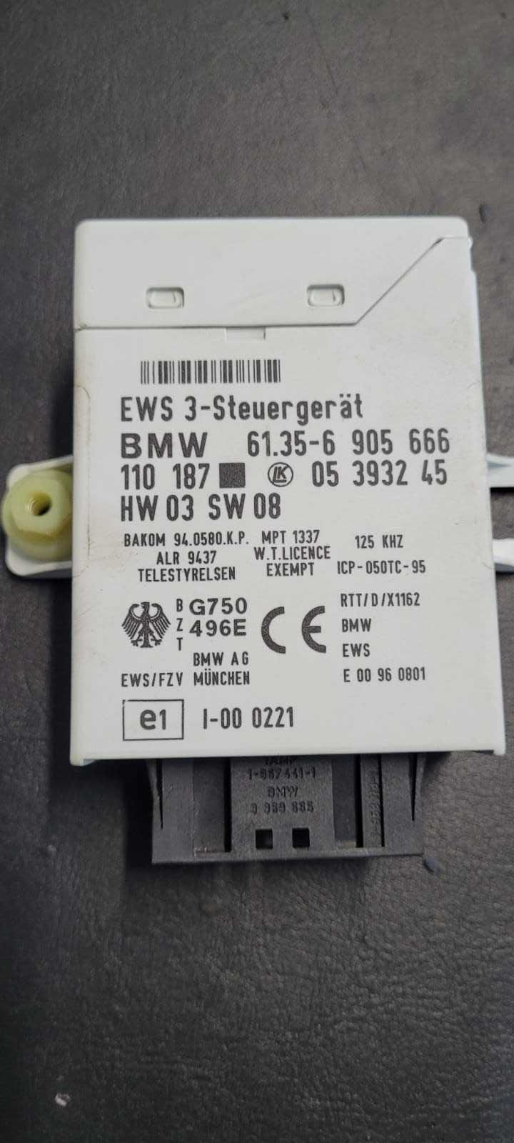 Sterownik komputer silnika komplet BMW E46 316 1.8i N42