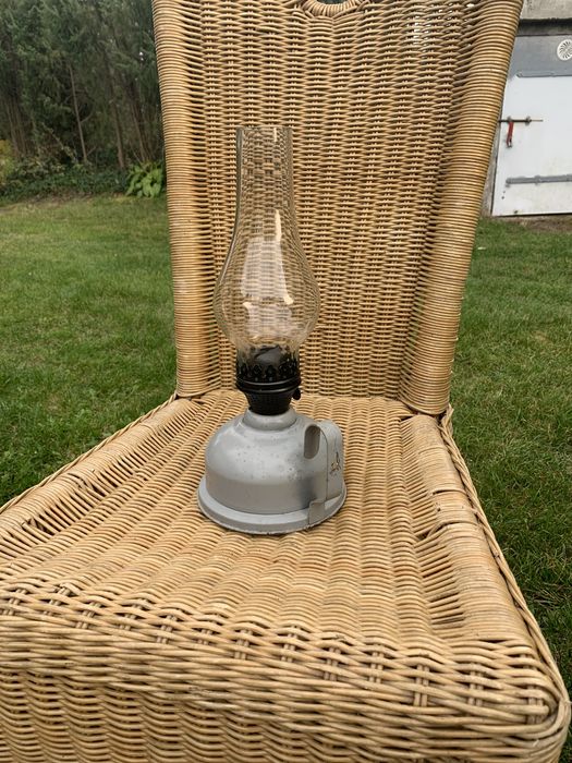 Lampa naftowa rękodzieło antyk