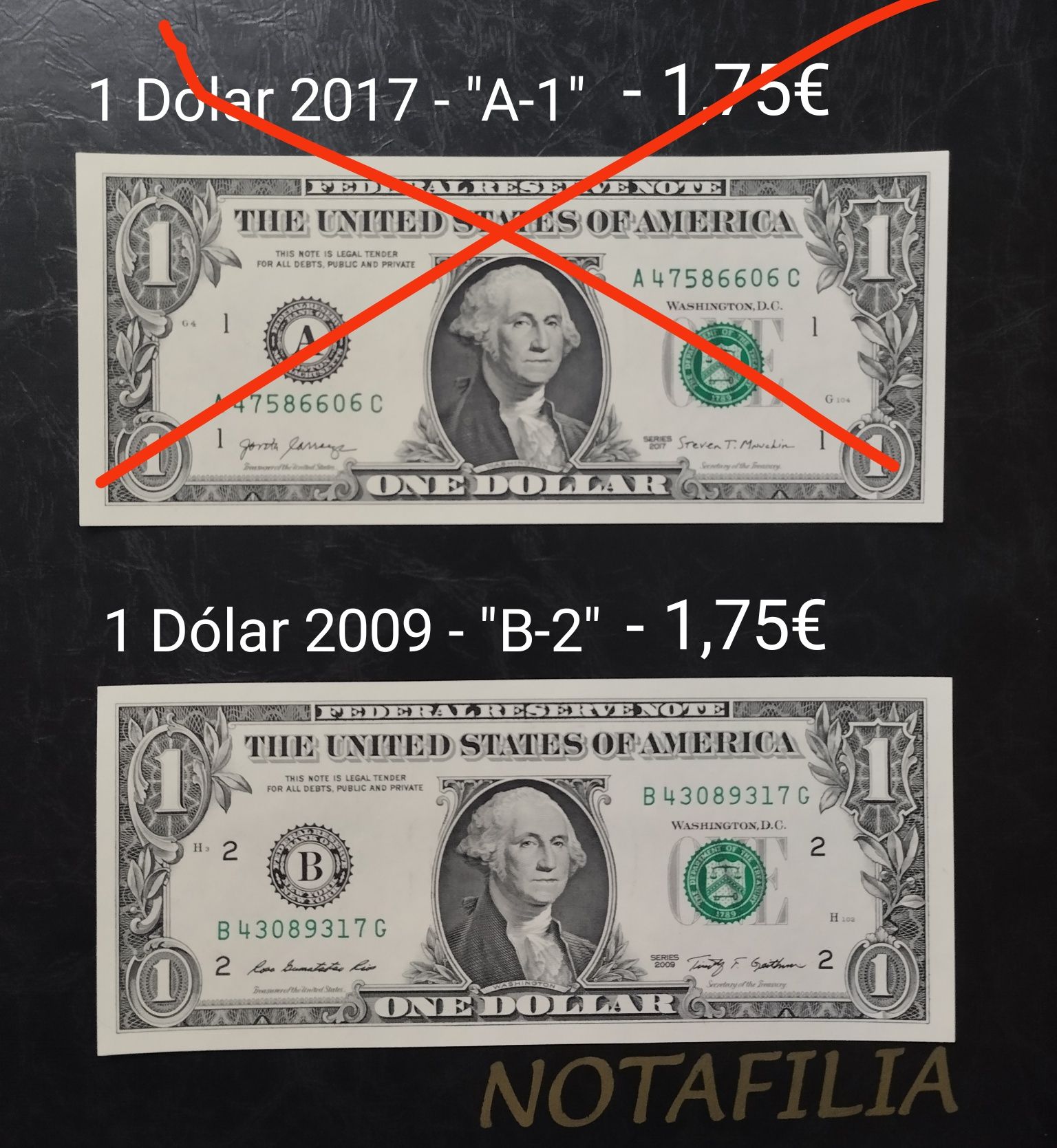 Notas dos E.U.A e Brasil