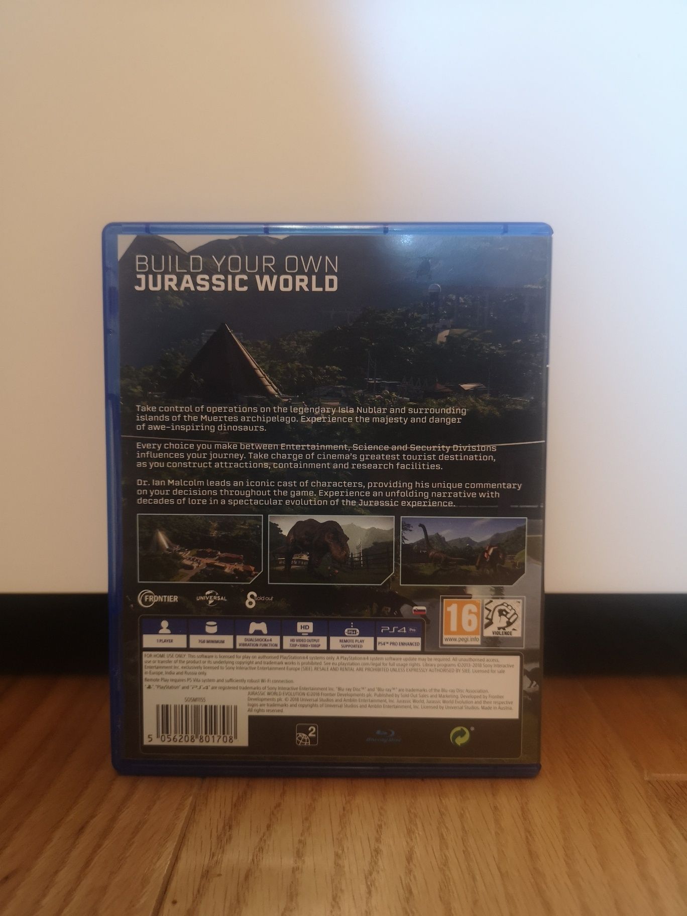 Jurrasic World Evolution PS4