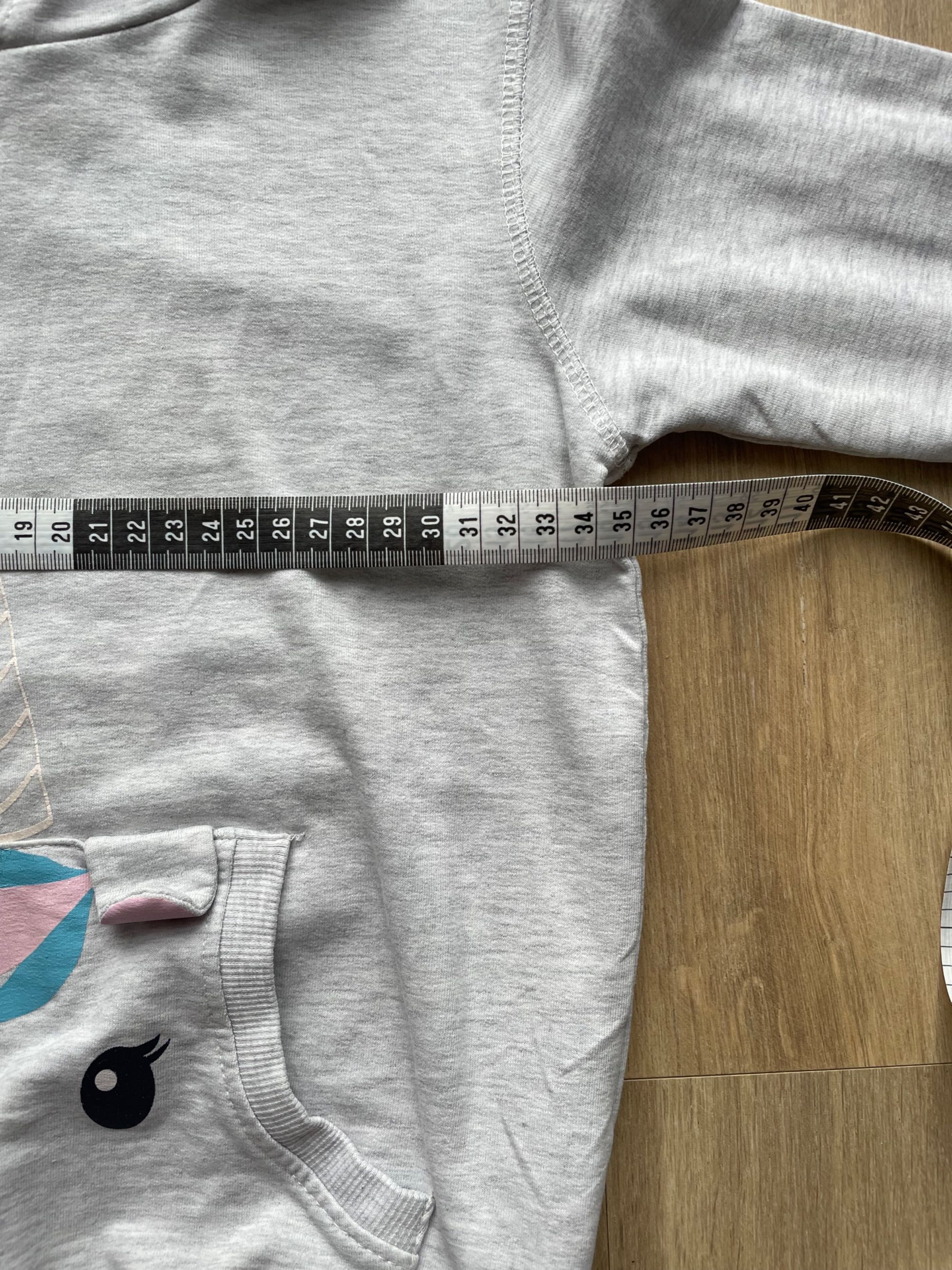 Bluza z kapturem z jednorożcem 116 5.10.15 jednorożec