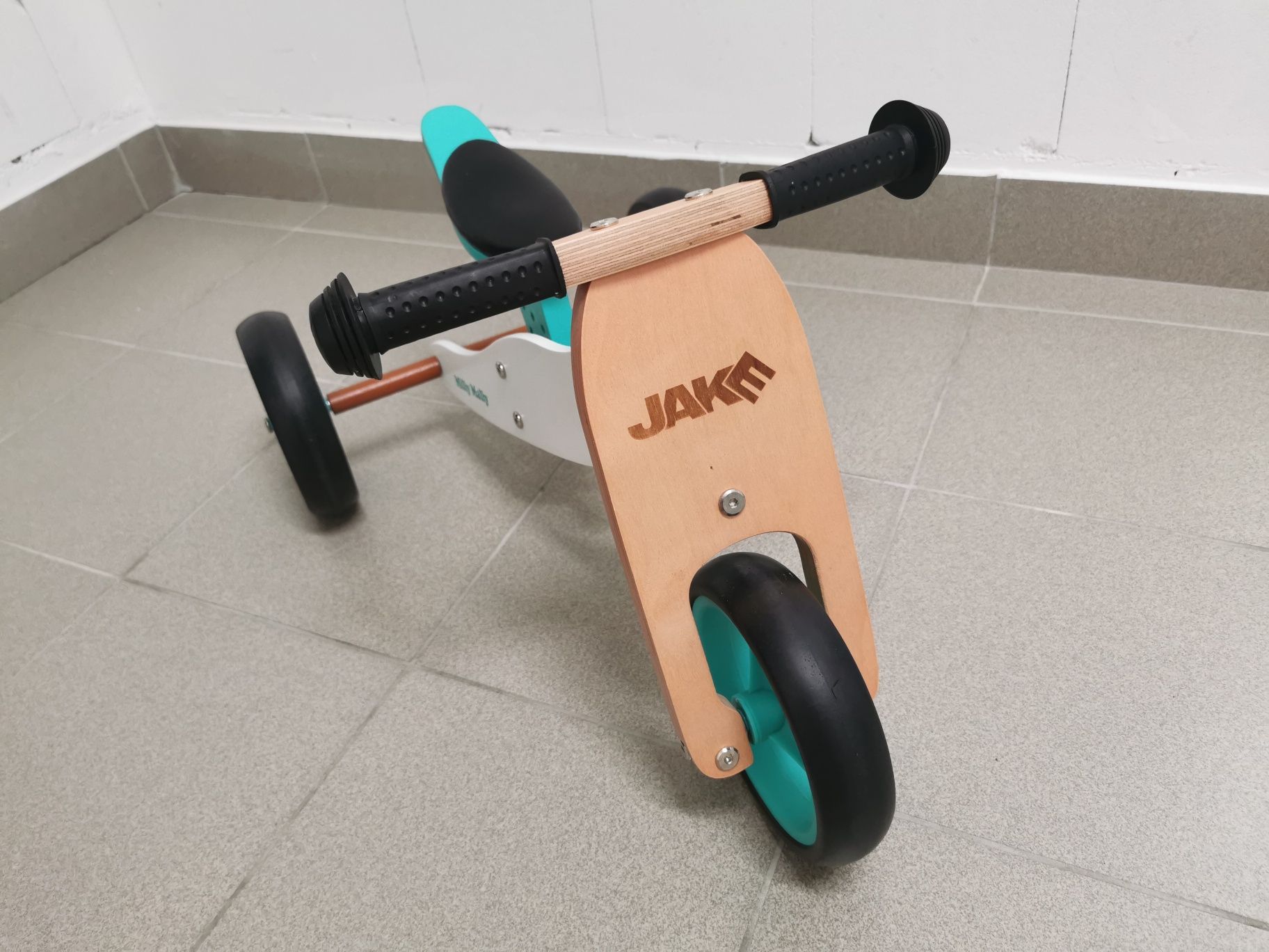 Rowerek biegowy Milly mally Jake 2w1 miętowy