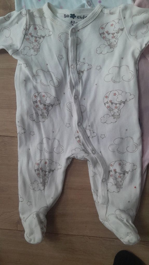 Pajacyki niemowlęce rozm 62 cm