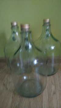 Balon szklany 5 litrowy z nakrętką i uchem