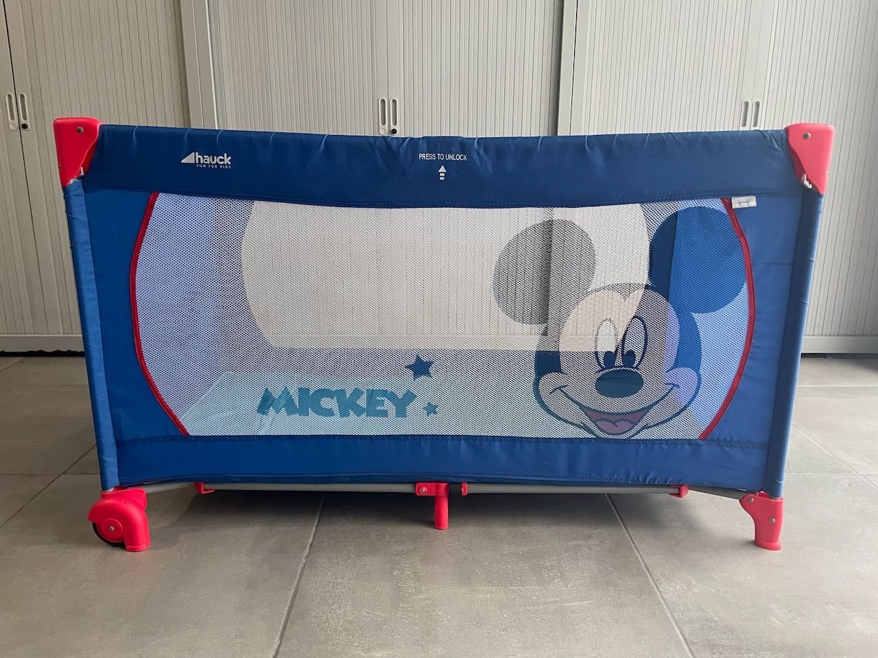 Cama Viagem / Parque com rodas Disney Mickey