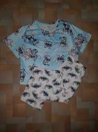 Пижама, комплект хлопок-микрофибра Стич, Stitch Disney 8/9 лет 134 см