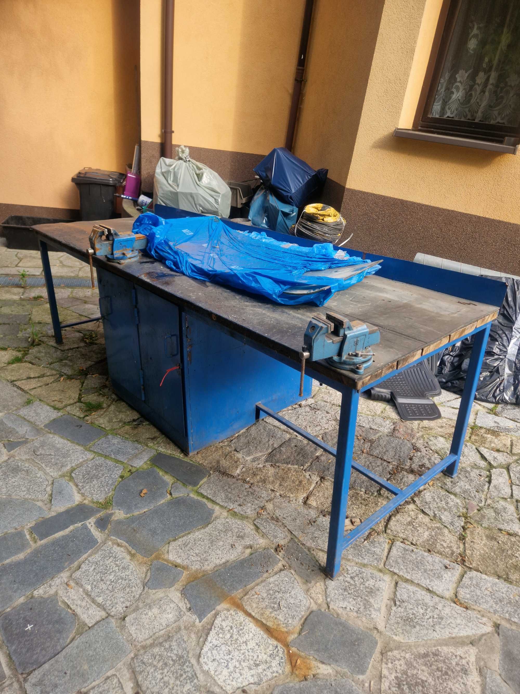Stół warsztatowy dł 270 x szer 96 x wys 86cm