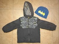 Batman kurtka i czapka rozmiar 98-104 wiosna jesień