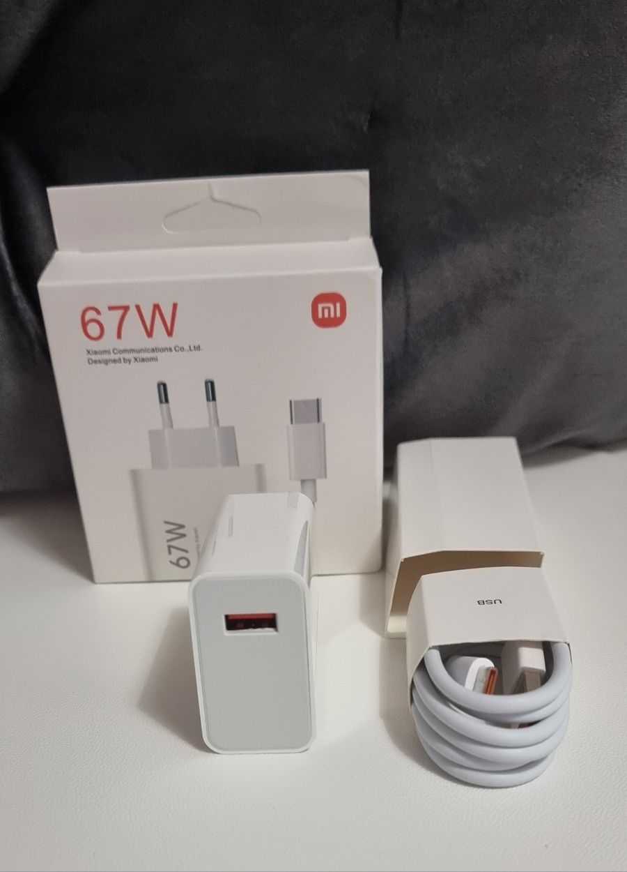 Oryginalna ładowarka Xiaomi 67w  kabel usb-c w zestawie