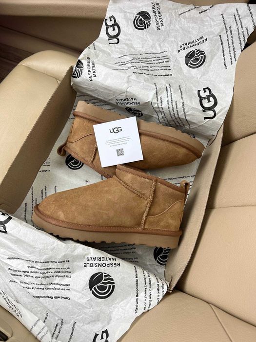 Уггі UGG Ultra Mini Brown Chesnut Угг (36-41)
