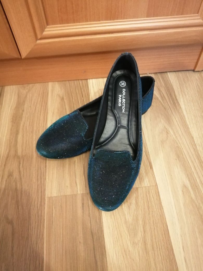 Buty damskie  baletki bakeriny półbuty  niskie r38