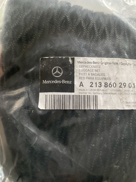 Nowa oryginalna siatka do bagaznika mercedes