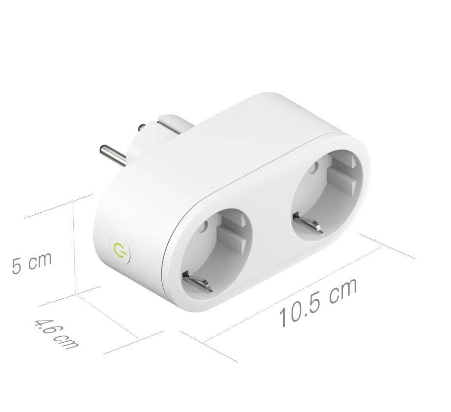 Умная WiFi розетка Meross 10A Apple HomeKit MSS120 SmartThings