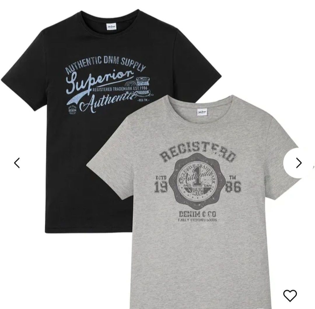 3szt męskie koszulki nowe bawełna 100 %6XL