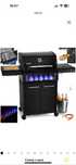 Grill gazowy Ogrodowy ŻELIWNY nierdzewny 3+2 Yoer 17,65 kW