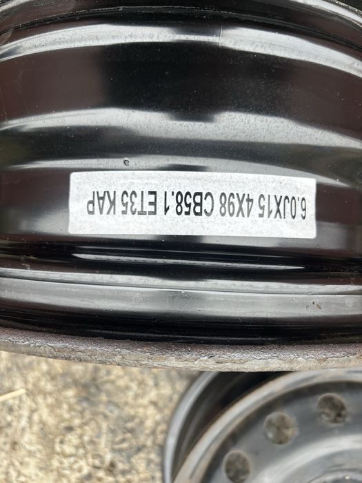 Диски Р15 4х98 Комплект дисків Фіат