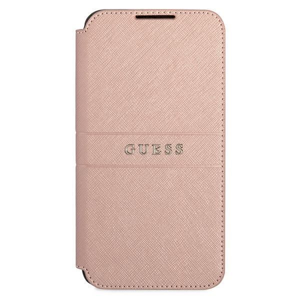 Guess Gubks22Mpsasbpi S22+ S906 Różowy/Pink Book Saffiano Stripes