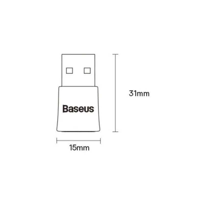 Nadajnik Bluetooth v5.3 Mini Transmiter na USB Baseus Adapter BT do PC