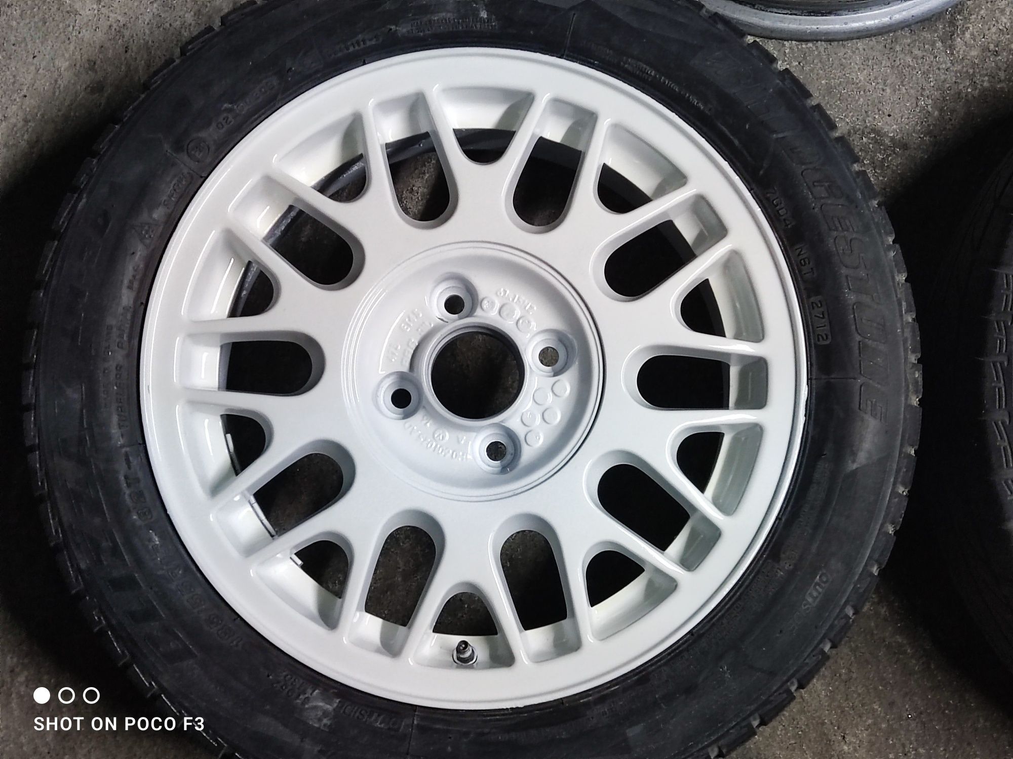 Jantes 15 BBS em branco 4x100 troca