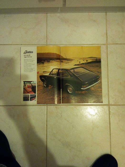 Revista antiga ( Ford Marina) Modelo S/ coupé