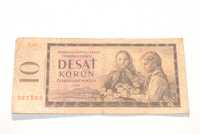 Stary banknot 10 koron Czechosłowacja 1960 antyk