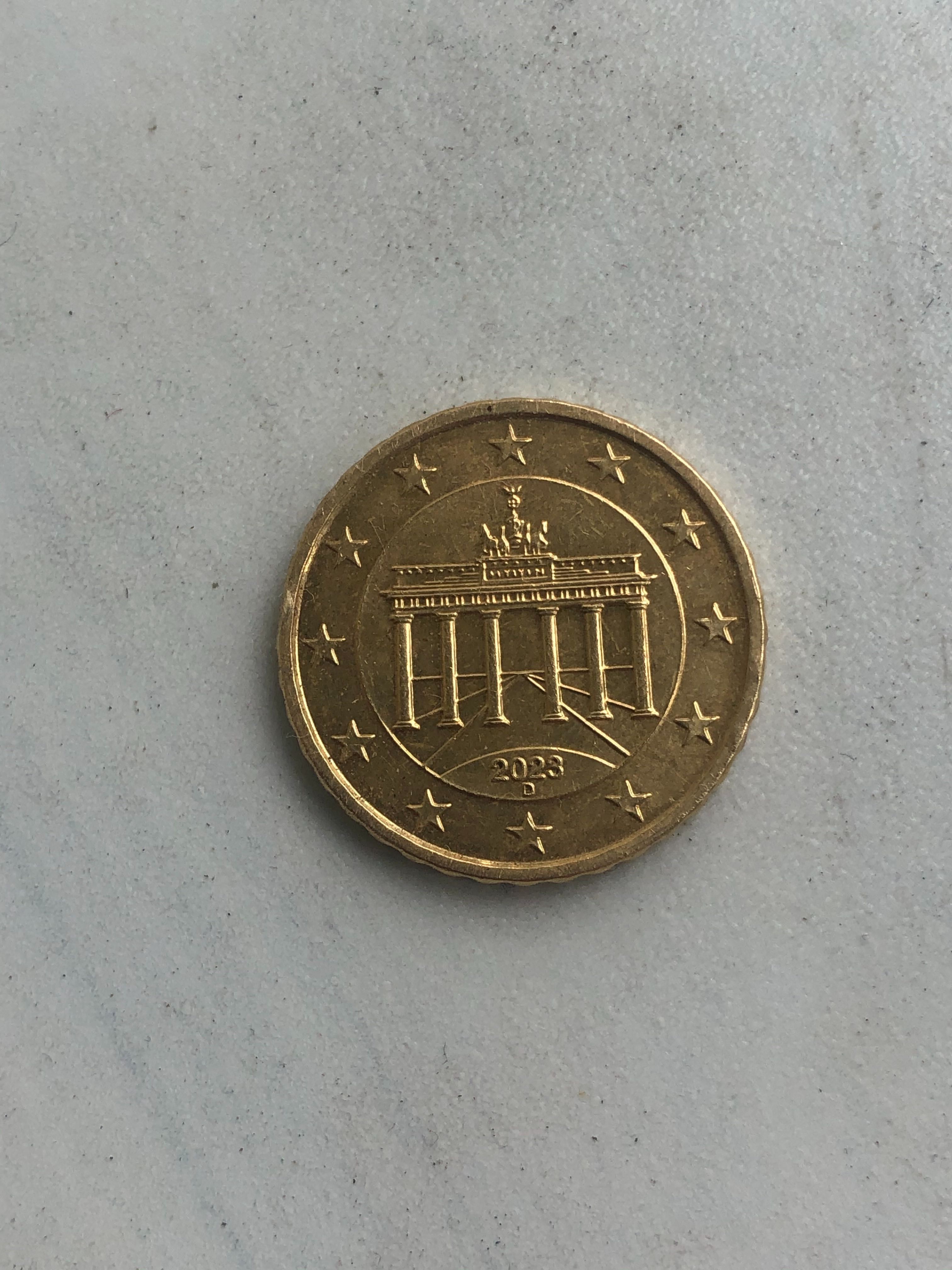 Монета 10 евро центов