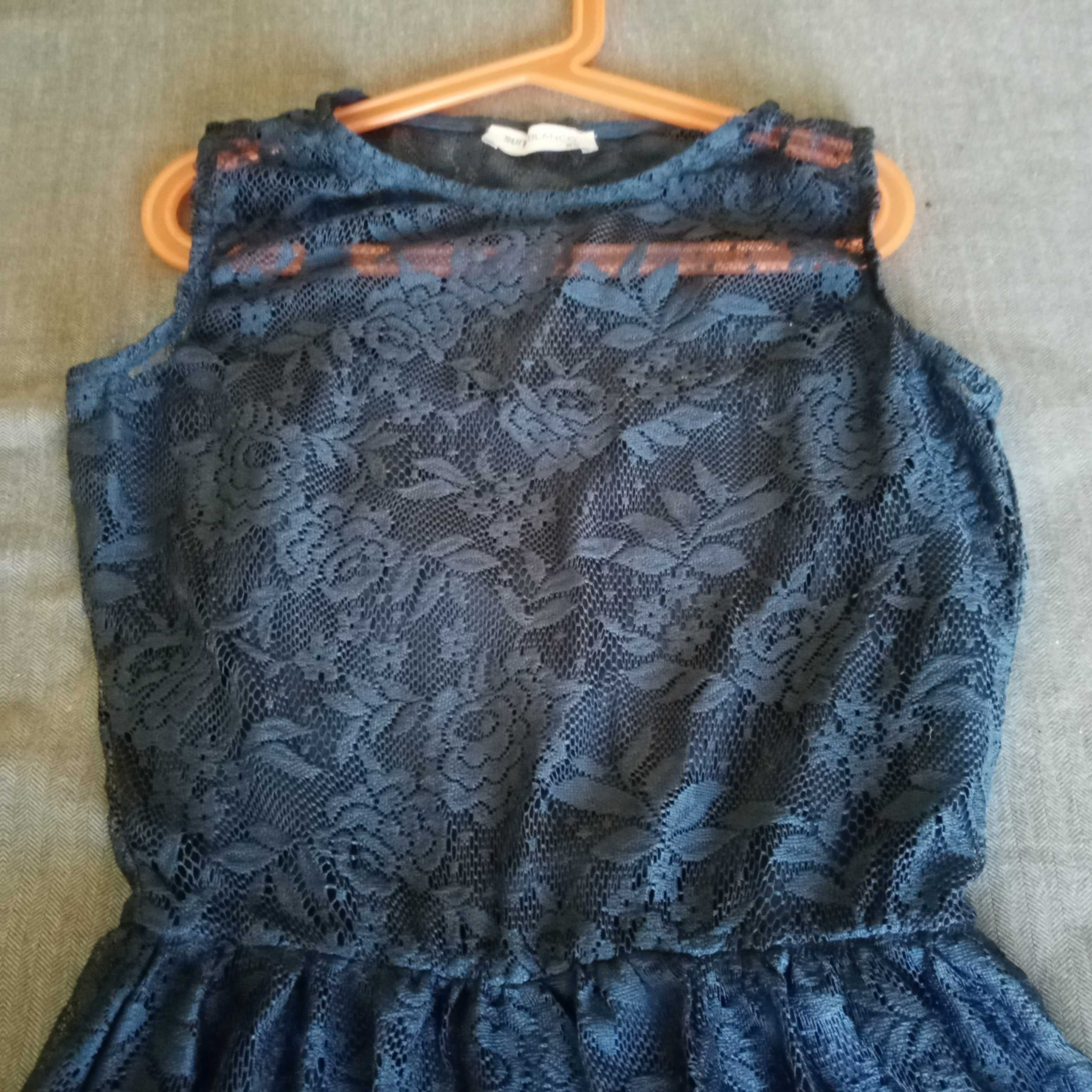 Vestido renda Azul escuro SuiteBlanco XS