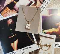 Wisiorek naszyjnik złoty Taylor Swift 1989 mewy karta