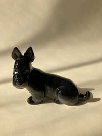 Figurka porcelanowa Lomonosov terier pies
