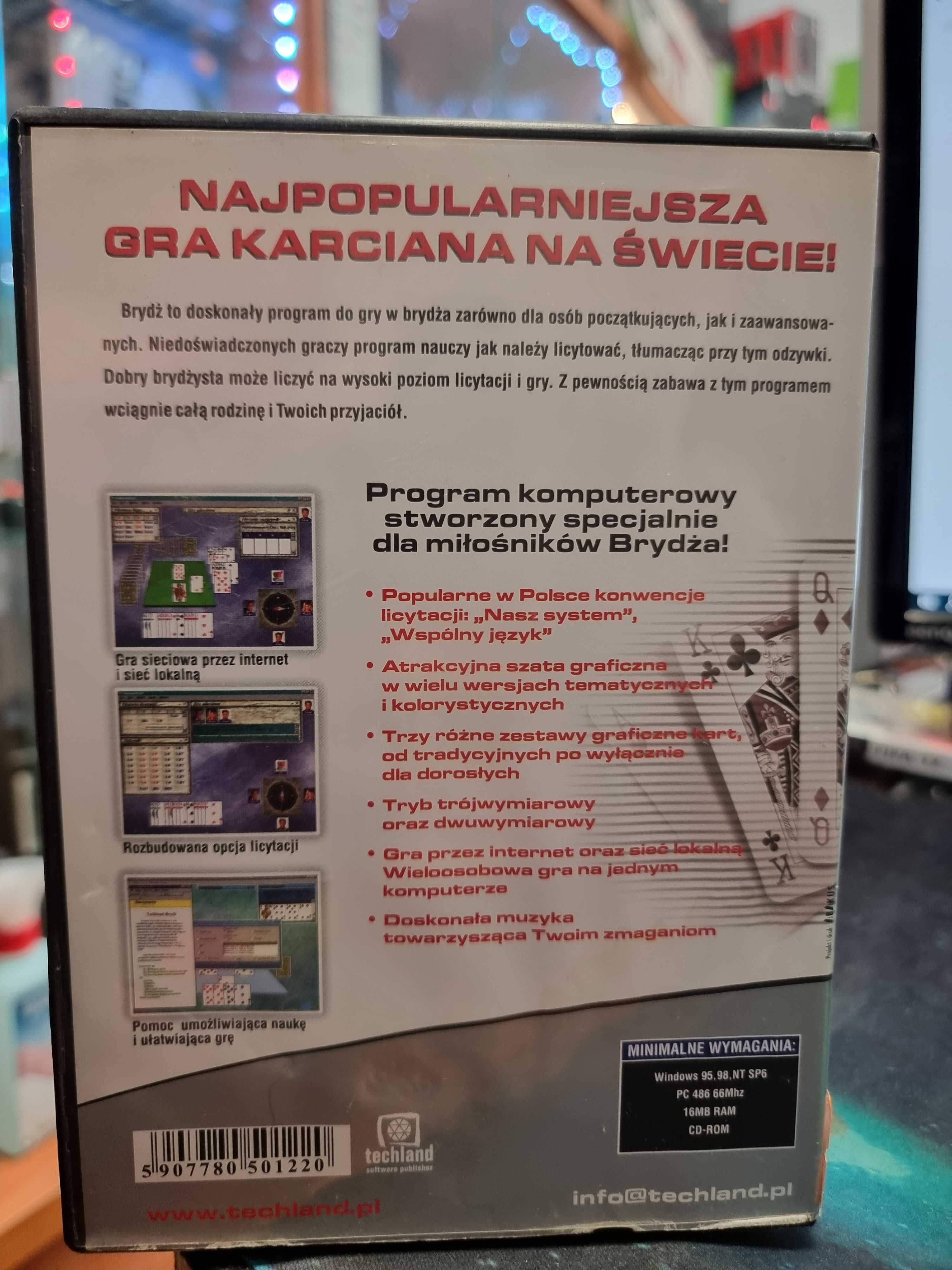 Gra BRYDŻ PC PL Unikat SklepRetroWWA