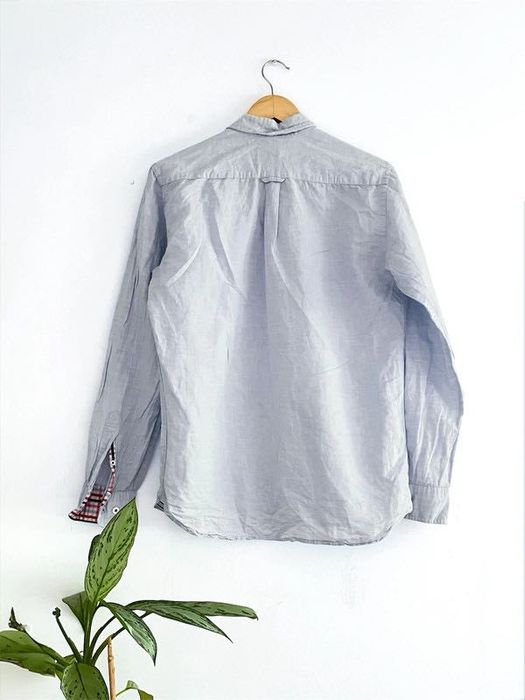 Camisa Sphera Regular Fit Algodão/linho Azul S