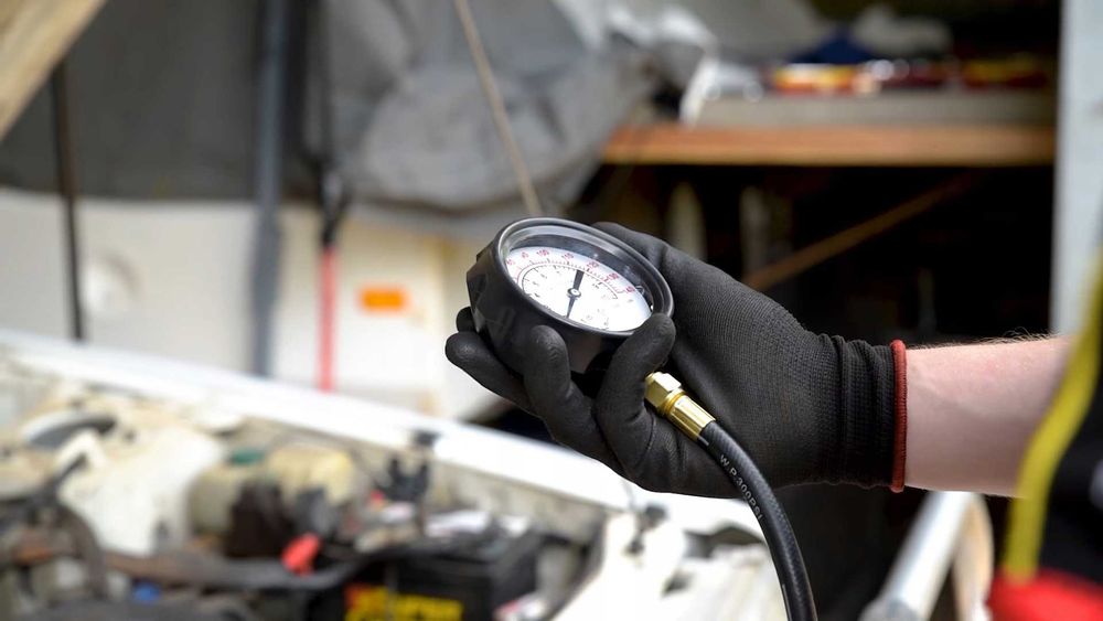 Tester miernik ciśnienia oleju kompresji WTRYSKU  DIESEL BENZYNA 12e