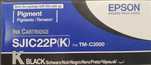 Tinteiro  Epson SJIC22P / K Preto 33ml