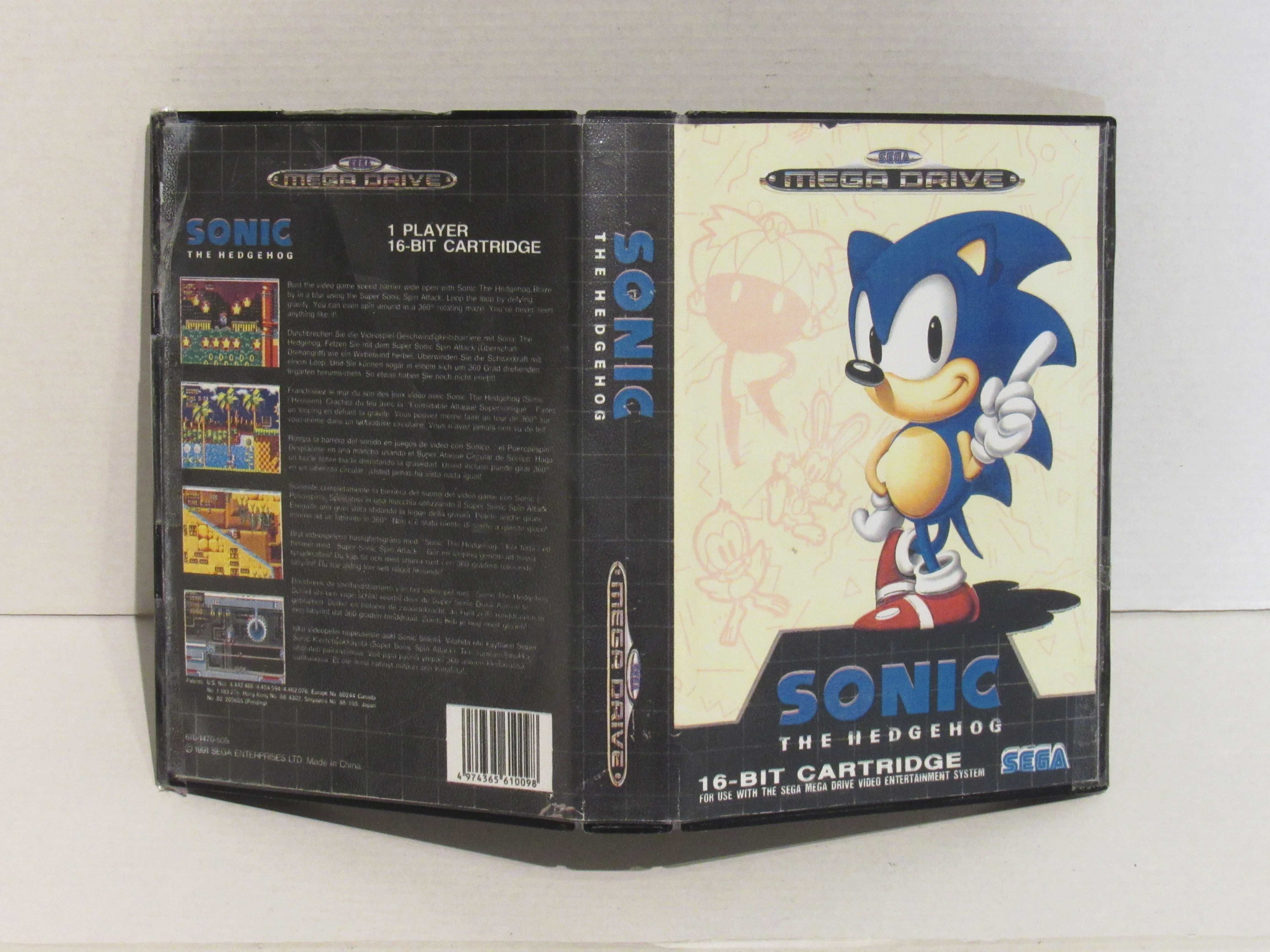 Jogo Mega Drive Sonic The Hedgehog