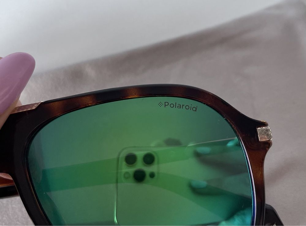 Polaroid okulary lustrzanki aviatory