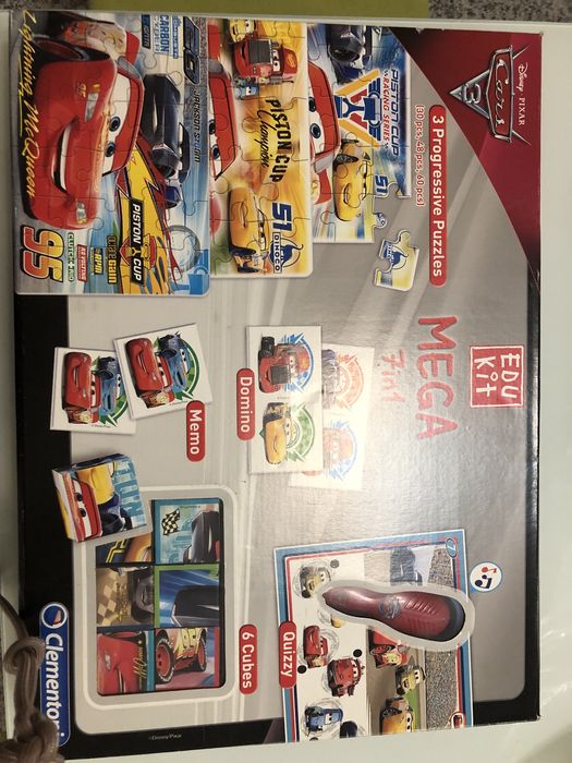 Jogo didático 7 em 1 Cars - Carros