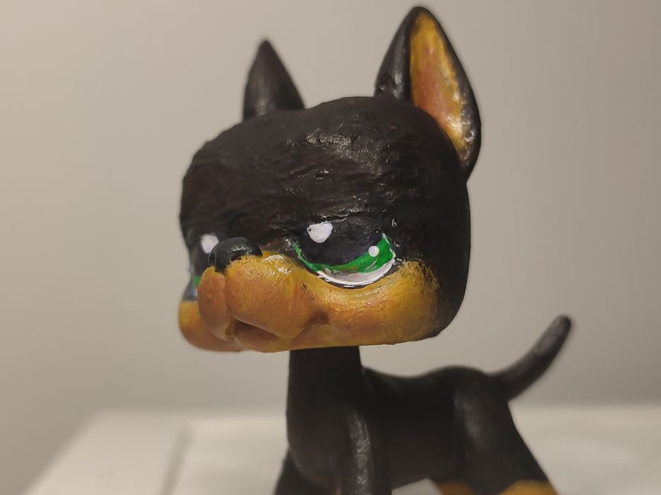 LPS dog niemiecki G2 custom made na zamówienie petshop