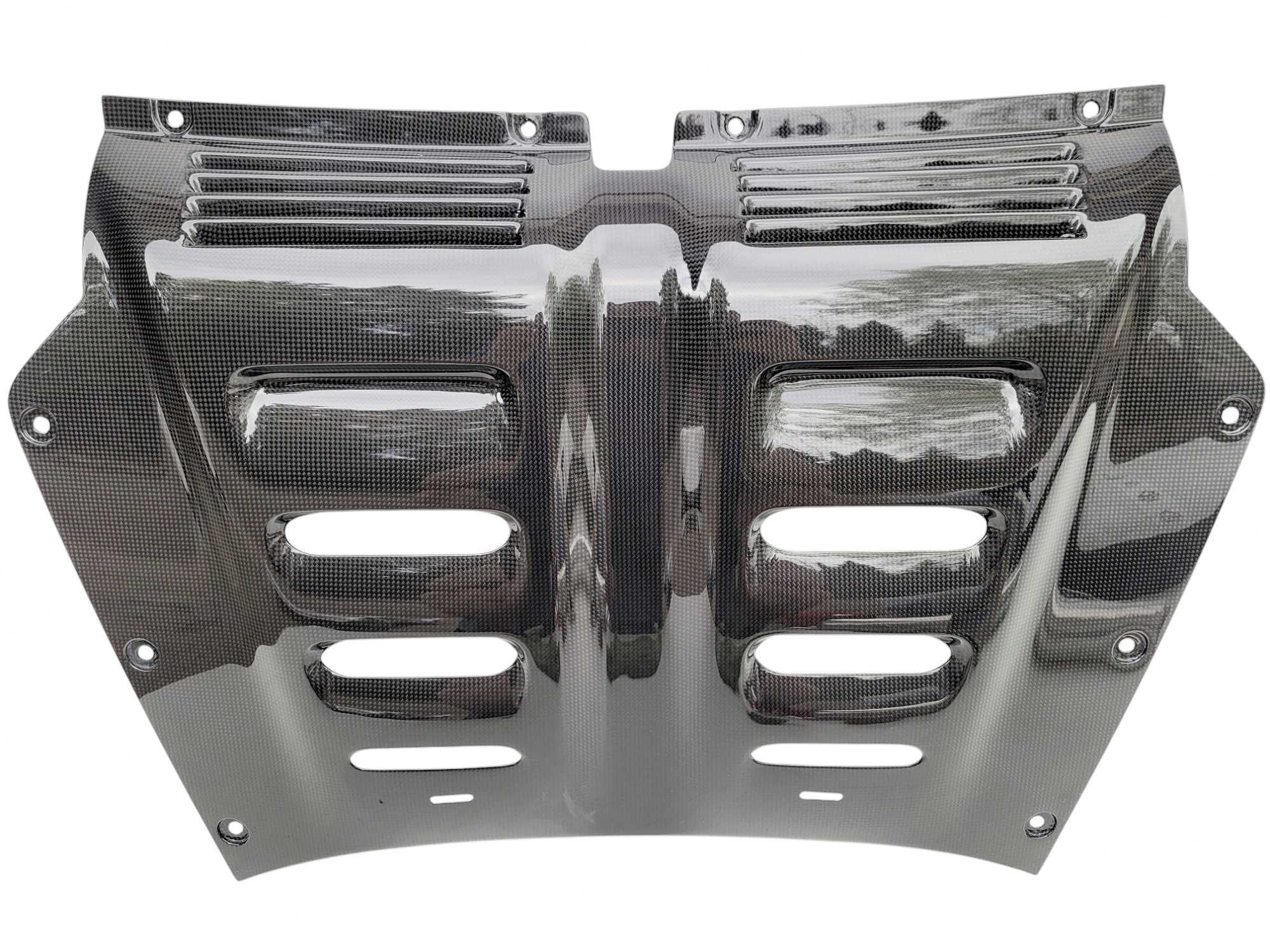 Ferrari SF90 XX - osłona płyta nakładka silnika klapy cover CARBON