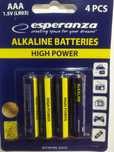 Baterie alkaliczne paluszki AAA 4 szt 1,5V ( LR03 )