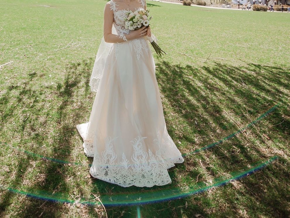 Свадебнное платье xs