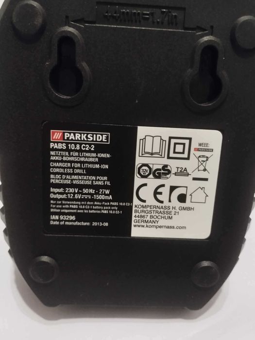 carregador com bataria da marca Parkside